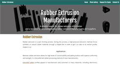 Desktop Screenshot of extrudedrubber.net