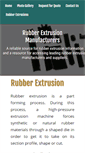 Mobile Screenshot of extrudedrubber.net